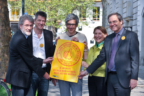 von links nach rechts: Klaus-Peter Böttger, Volker Heller, Mathias Gatza, Barbara Lison und Dr. Frank Simon-Ritz. Foto: © dbv/Katrin Neuhauser