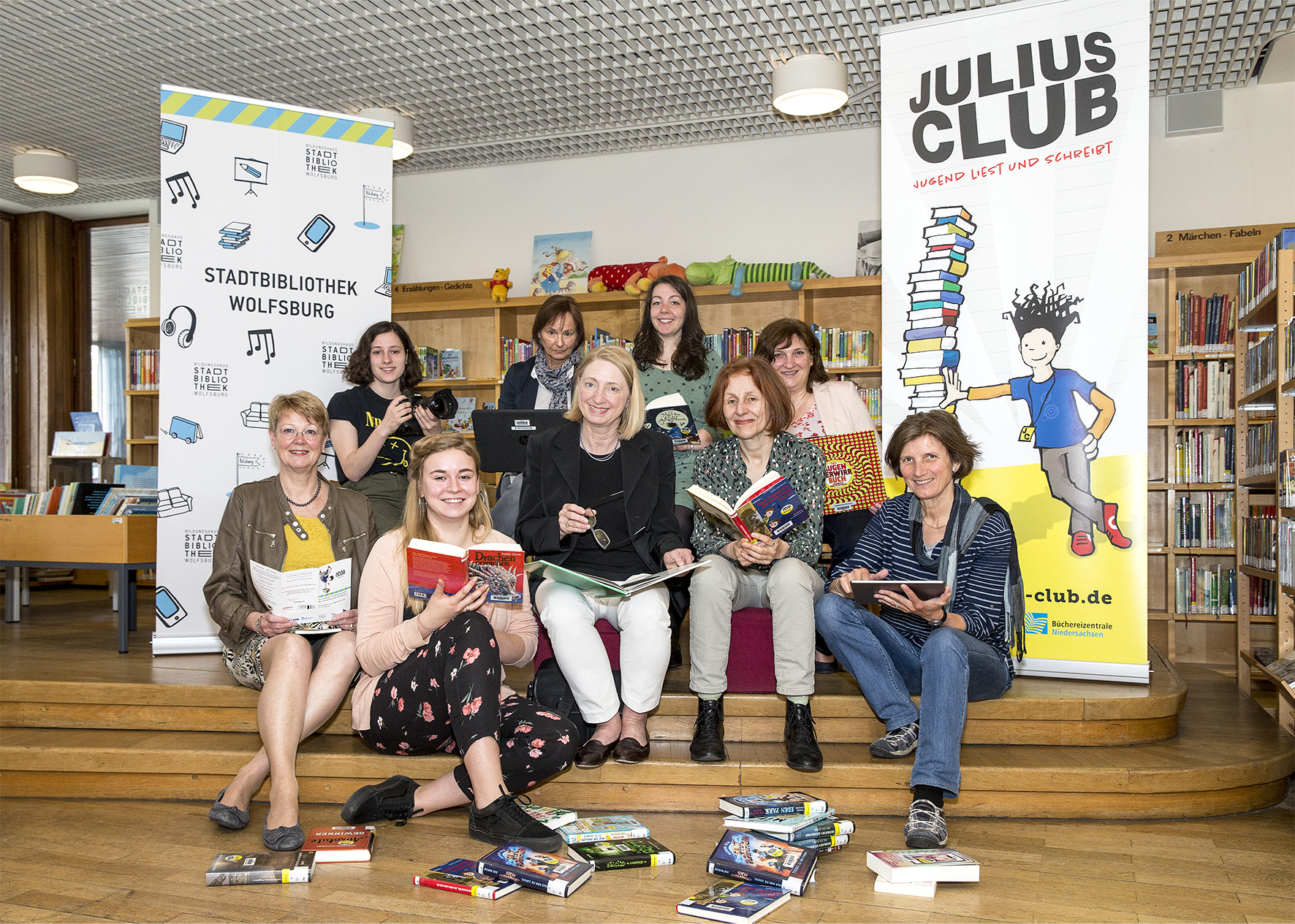 Kooperationspartner rund um den JULIUS-CLUB 2019 der Stadtbibliothek Wolfsburg
